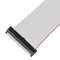 2.54 mm pitch Flat Flexible Ribbon Cable , 10 Pin IDC Cable 60mm Length