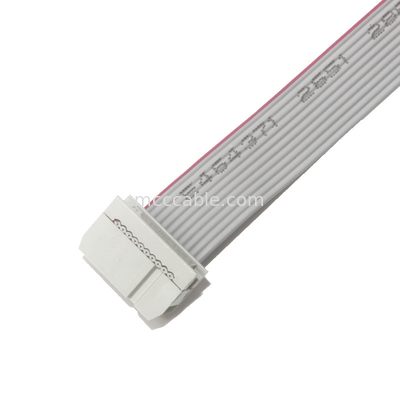 2 Row Flat Ribbon Cable Assembly AWM UL2651 10 Pins To Female IDC