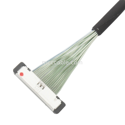 0.4mm Pitch IPEX 20380-R20T-06 Micro Coaxial Cable lvds connector cable