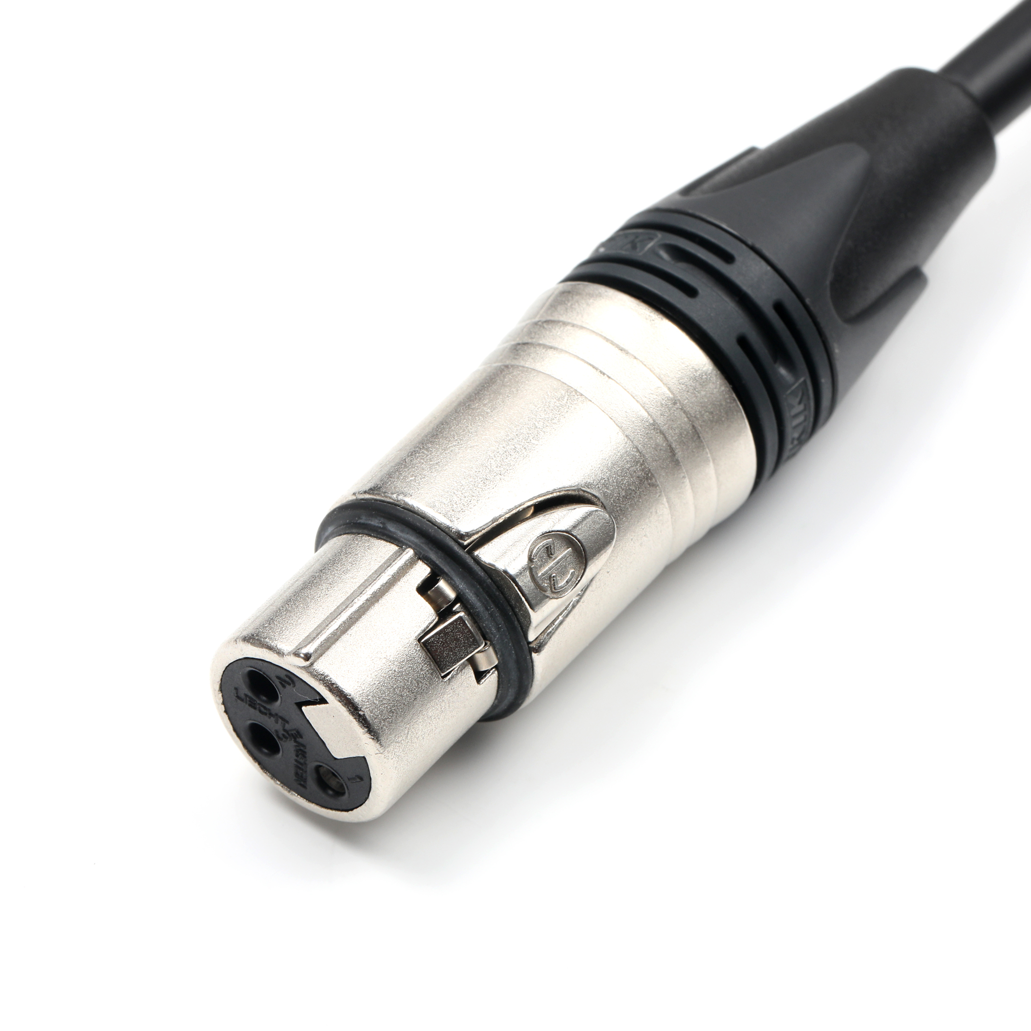 Custom XLR 3-Pin Female to Molex 51163-0300 Cable Assembly | Neutrik ...