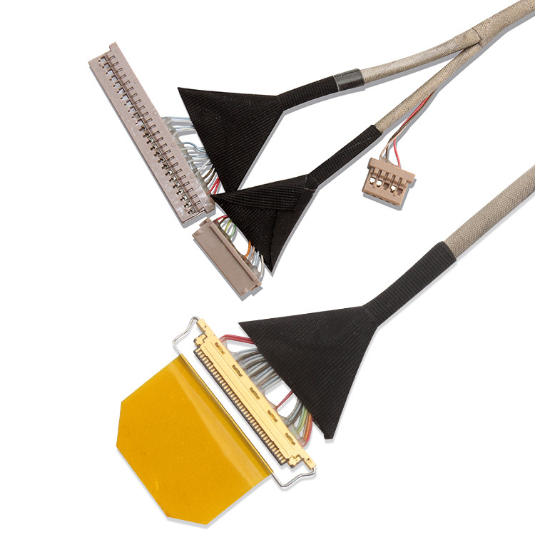 LVDS Cable Assembly Connector 0.5mm Pitch Custom Length